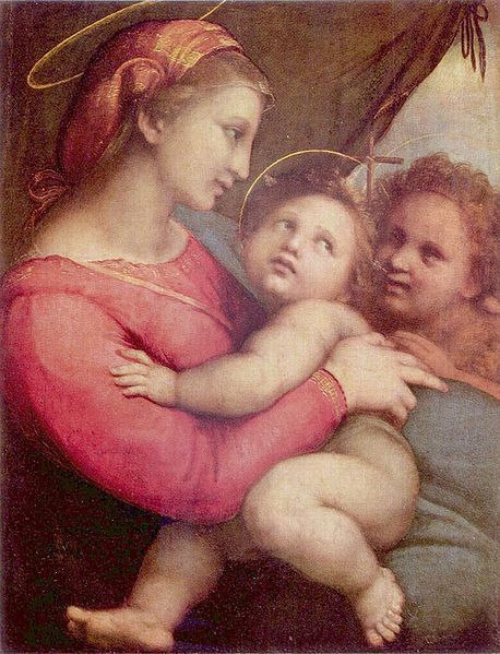 RAFFAELLO Sanzio Madonna della Tenda